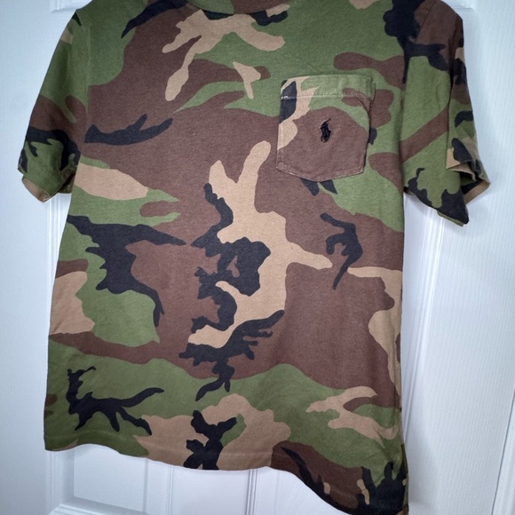 5/$25 Boys Ralph Lauren Camouflage T-Shirt Size 10/12 Used - Picture 3 of 5